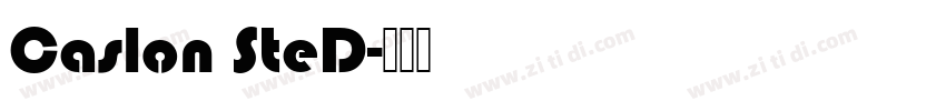 Caslon SteD字体转换